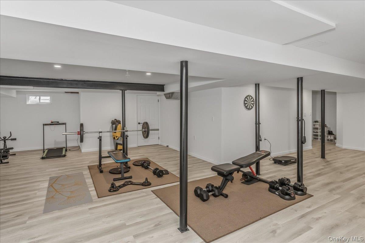 263 James Street Franklin Square, NY 11010 - Photo 20 of 23 a view of a room with gym equipment