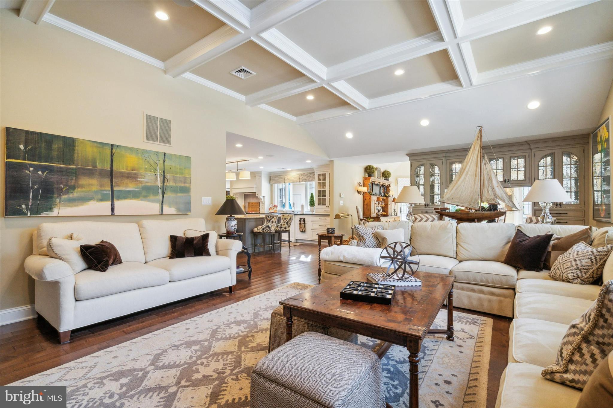 1112 Lafayette Road Wayne, PA 19087 - Photo 32 of 74 Family room looking into kitchen