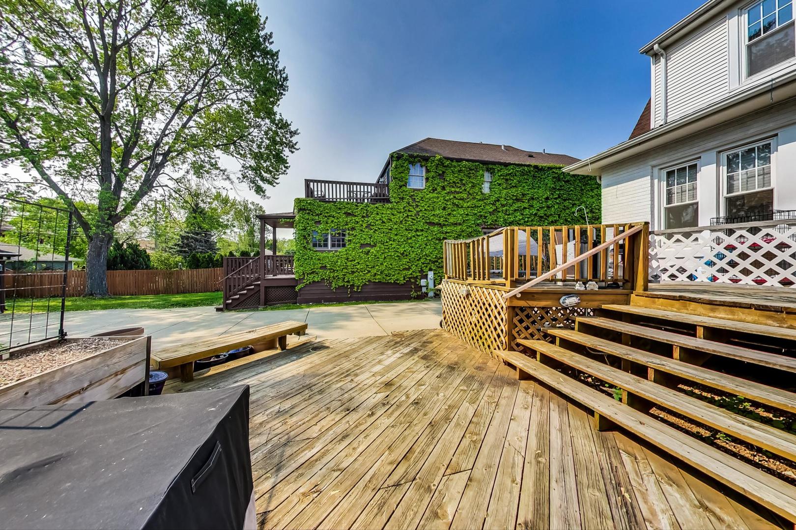 315 Elmore Street Park Ridge, IL 60068 - Photo 32 of 39 a view of backyard with wooden floor and outdoor seating