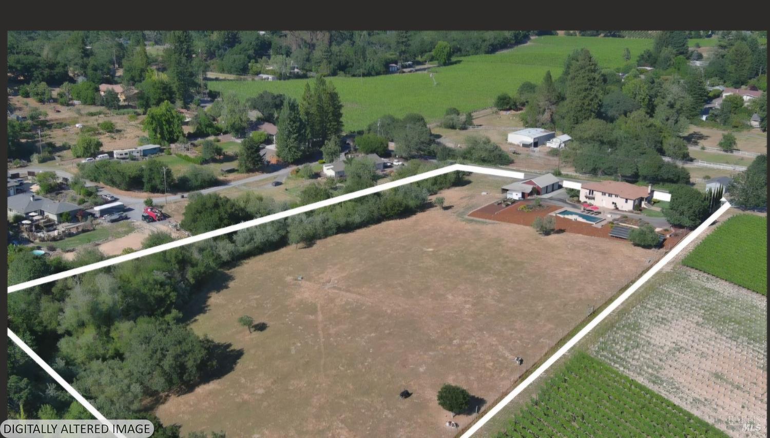 7120 Covey Road Forestville, CA 95436 - Photo 78 of 80 Line denotes approximations only.