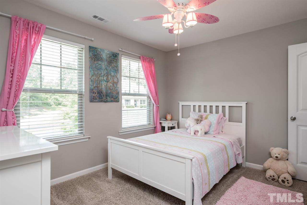 107 Holyoke Court Raleigh, NC 27603 - Photo 14 of 25 3rd bedroom with great windows and a walk in closet.