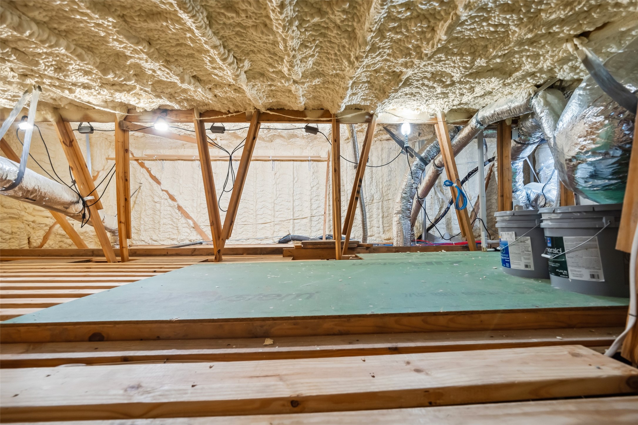 6809 Troya Lane Houston, TX 77092 - Photo 39 of 49 Expansive climate-controlled attic space—ideal for storing holiday décor, seasonal items, and more. A rare feature you truly have to see to believe.