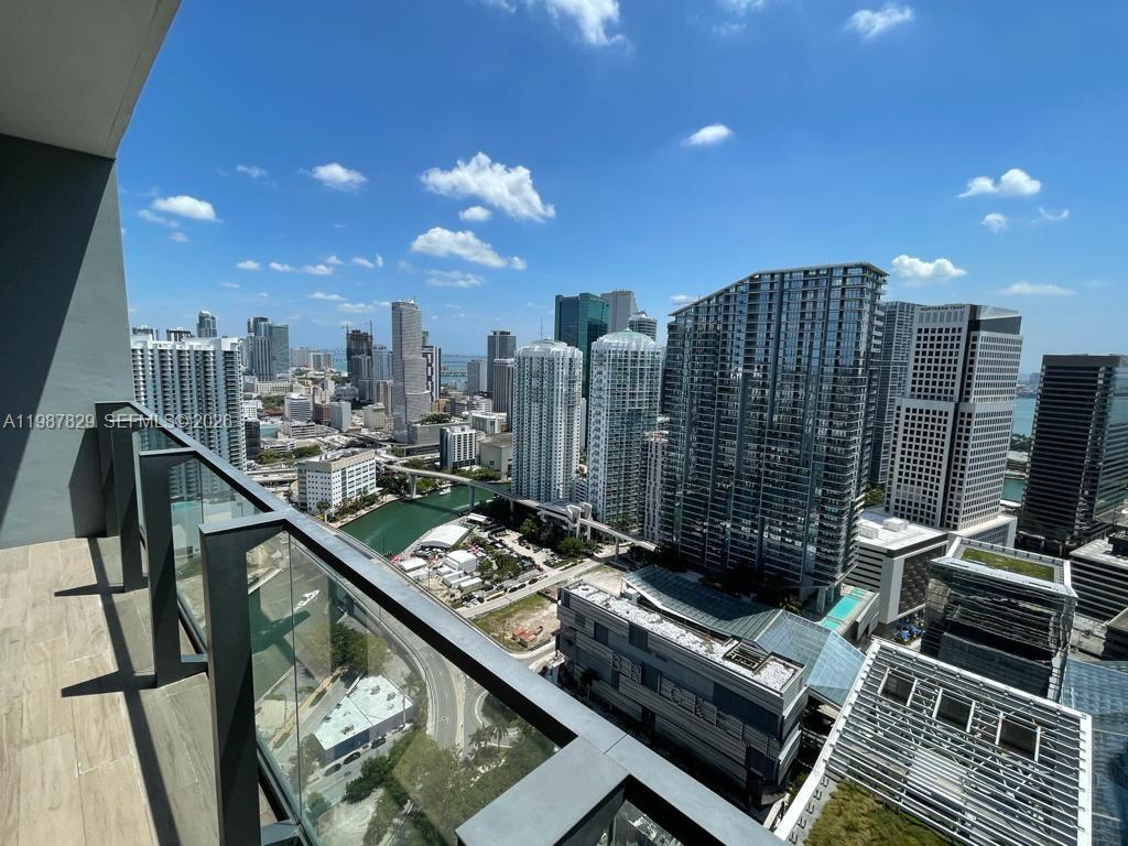88 Southwest 7th Street, Unit 3609 Miami, FL 33130 - Photo 10 of 25 a view of a balcony with an outdoor space
