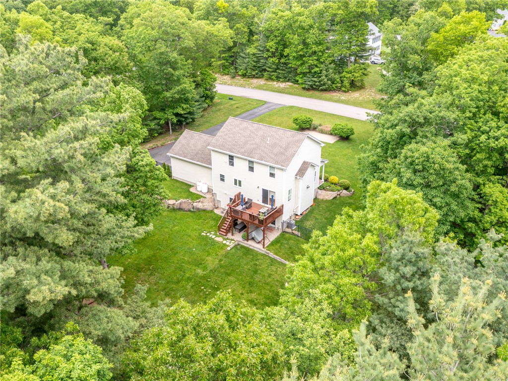 10 Victory Falls Road Coventry, RI 02827 - Photo 26 of 36 Aerial view - back yard