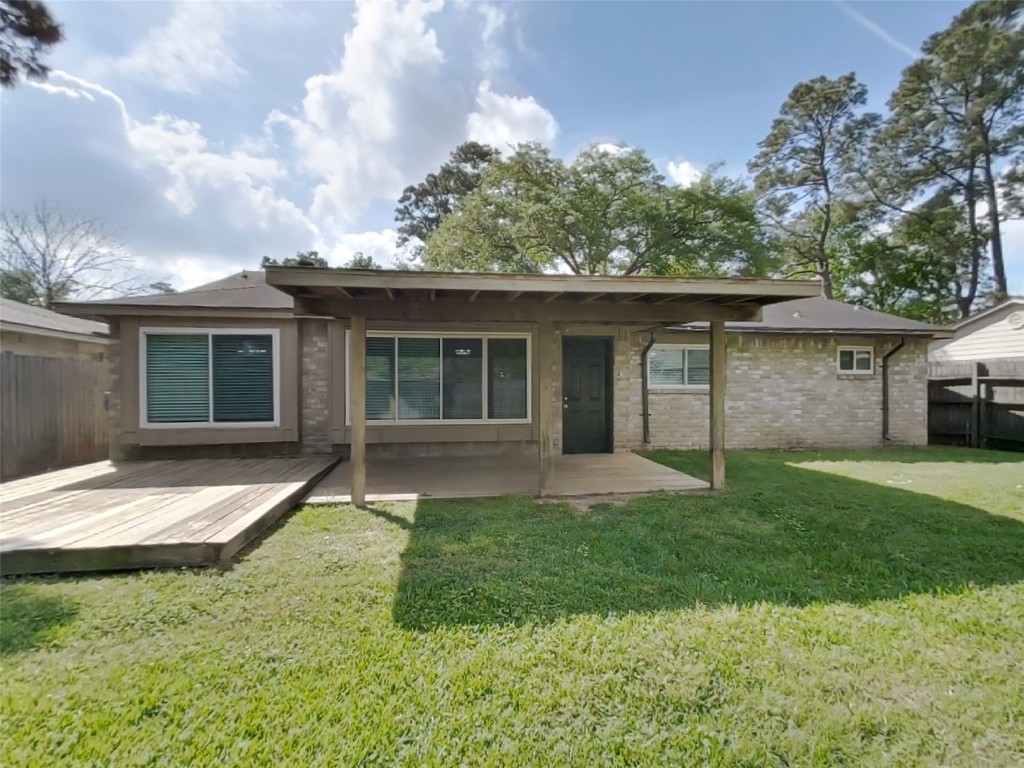 4227 Burkegate Drive Spring, TX 77373 - Photo 15 of 15 a front view of house with yard and green space