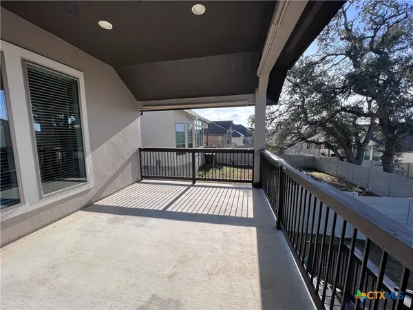 a view of balcony and deck