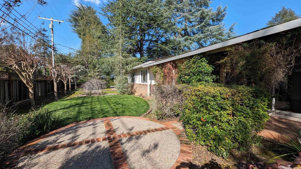 45 Springer Road Los Altos, CA 94024 - Photo 3 of 33 a view of a backyard with plants