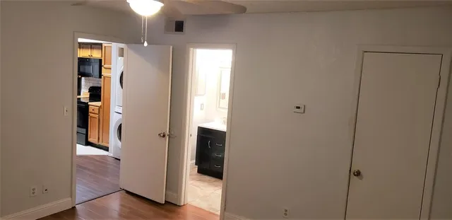 wooden floor in a gallery