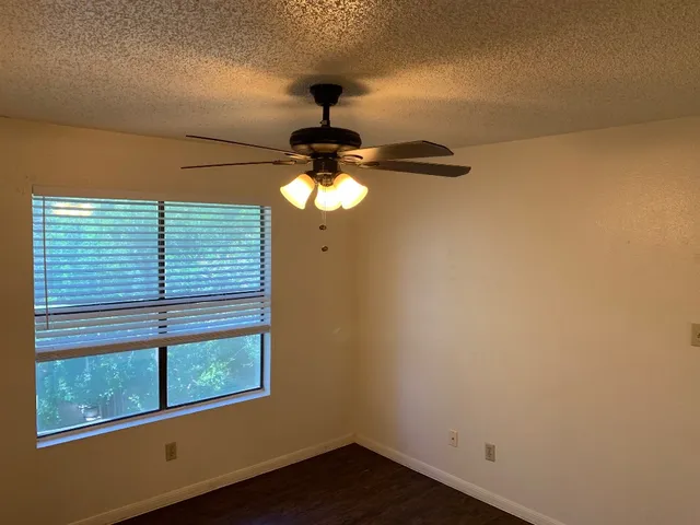 a window in an empty room