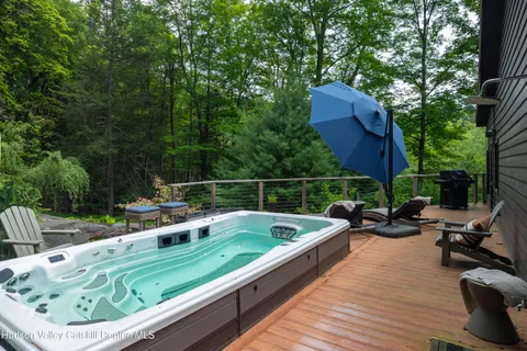 a view of a chairs in a patio