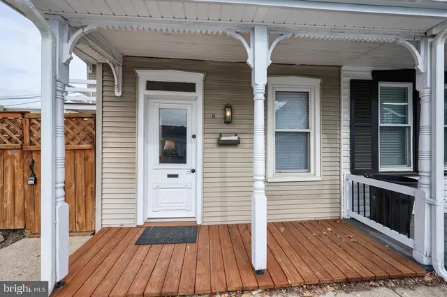 a view of a house with wooden floor