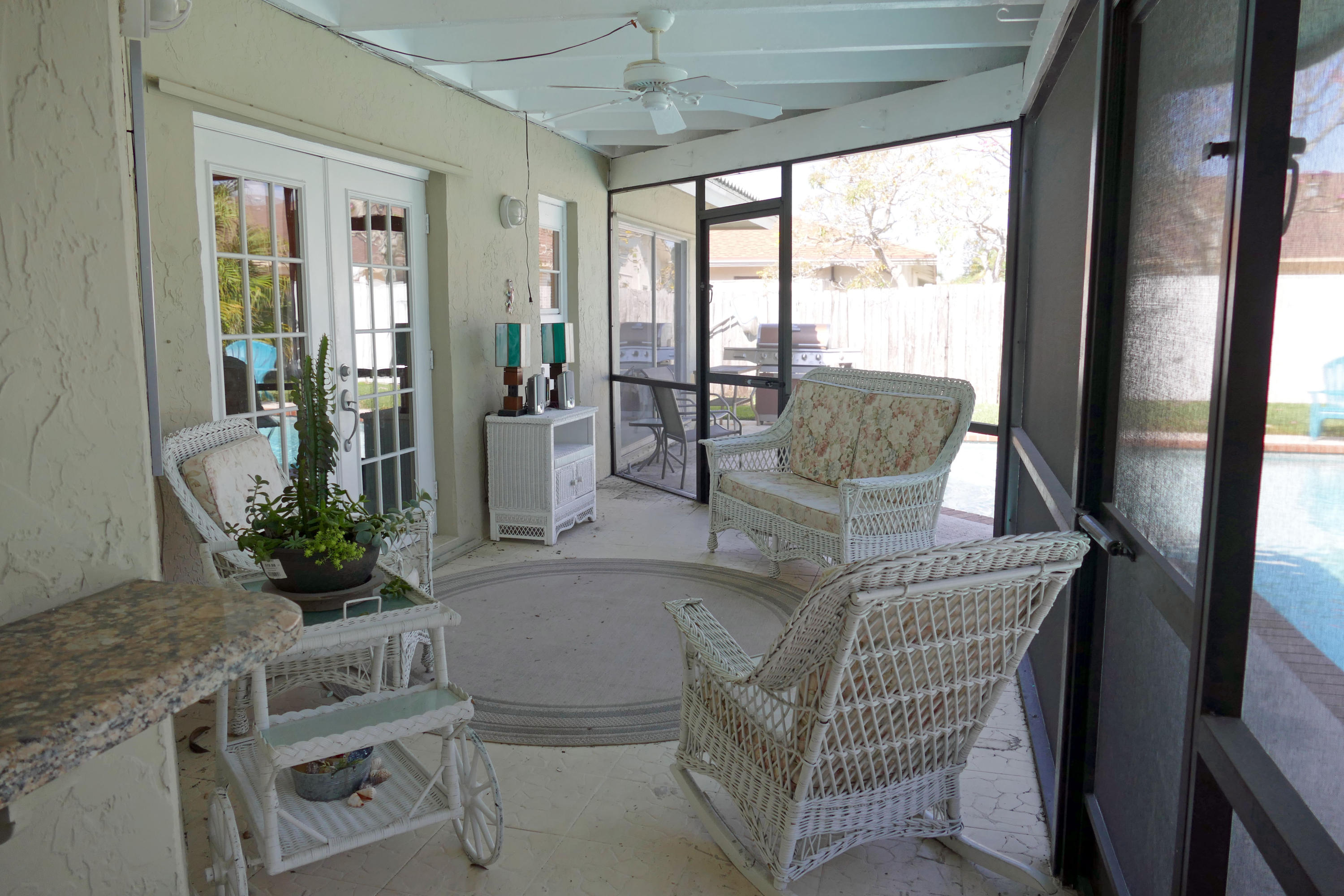 4809 Brandywine Drive Boca Raton, FL 33487 - Photo 23 of 32 Screened Patio