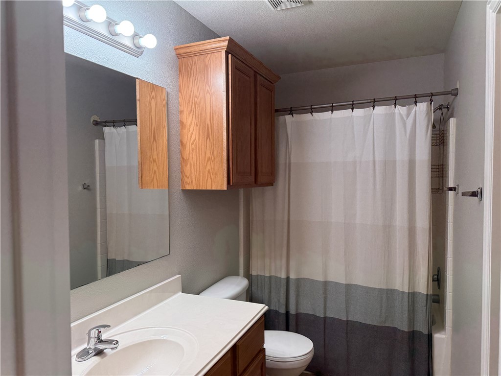 1001 Krenek Tap Road, Unit 2405 College Station, TX 77840 - Photo 16 of 24 a bathroom with a sink and toilet