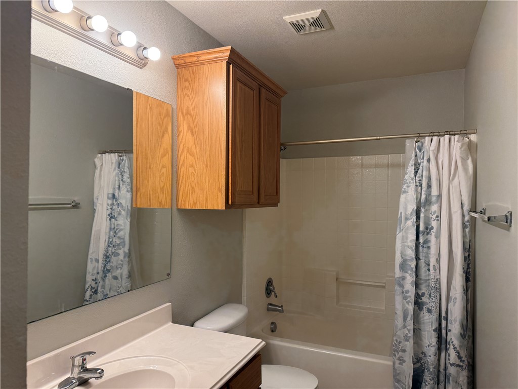 1001 Krenek Tap Road, Unit 2405 College Station, TX 77840 - Photo 18 of 24 a bathroom with a sink toilet and shower