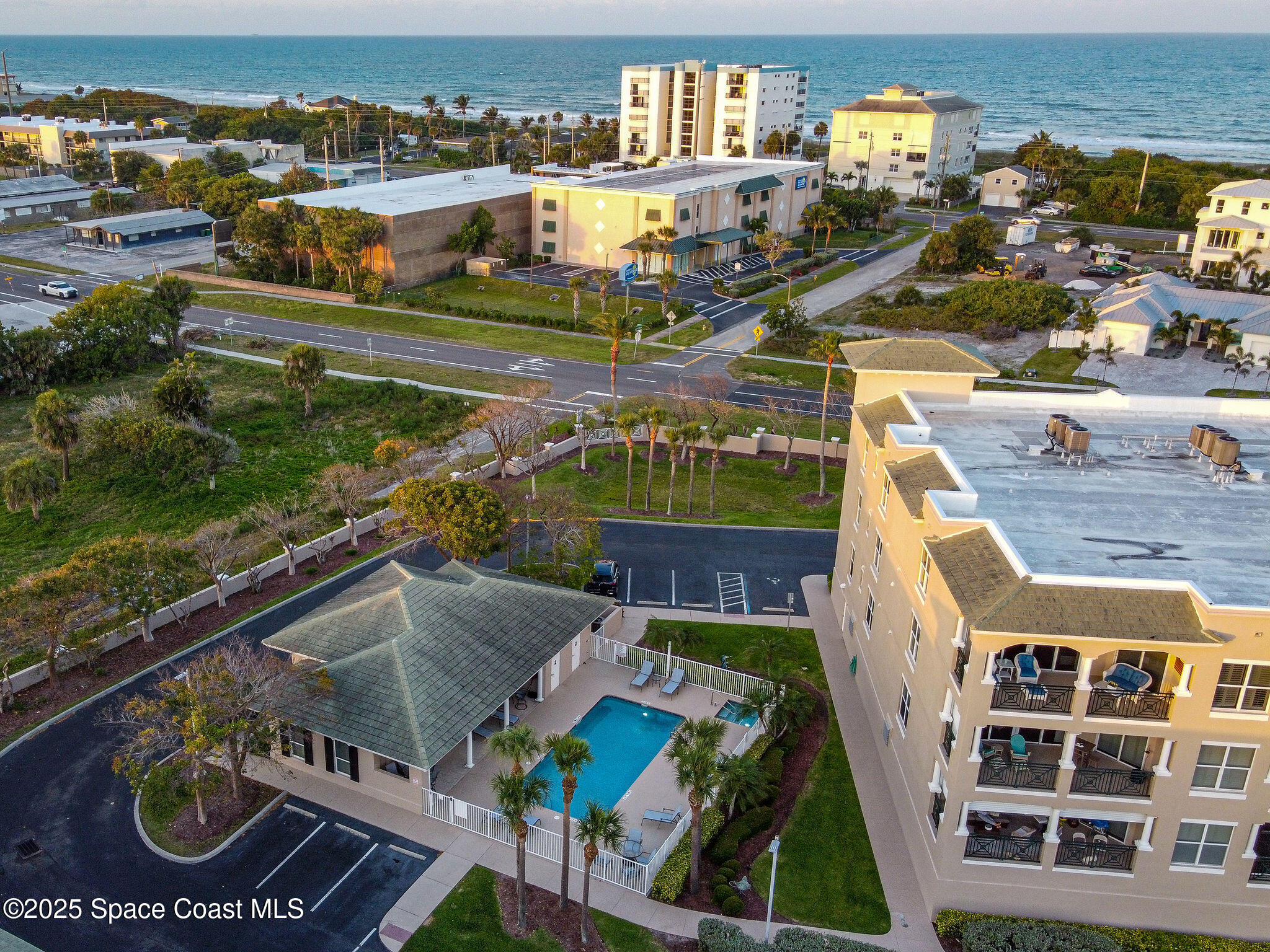2012 Julep Drive, Unit 304 Cocoa Beach, FL 32931 - Photo 66 of 67 an aerial view of a house