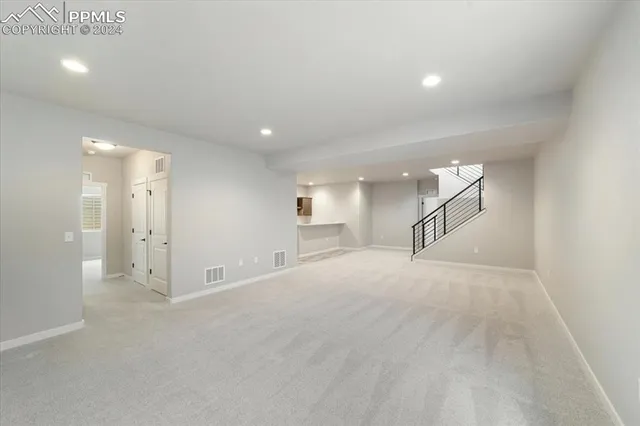 a view of empty room