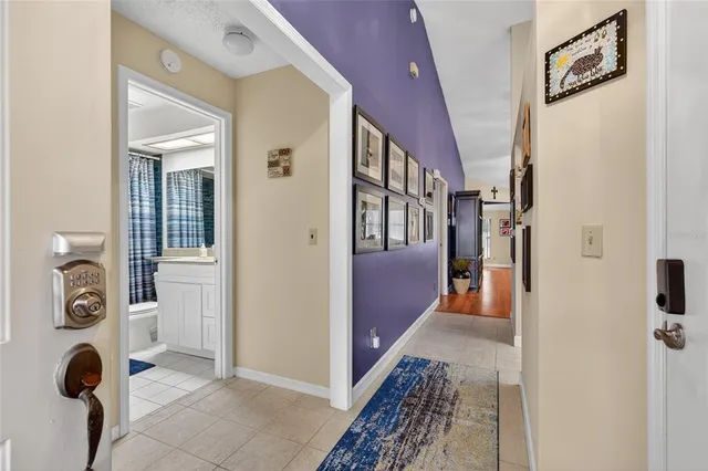 a view of entryway with a front door