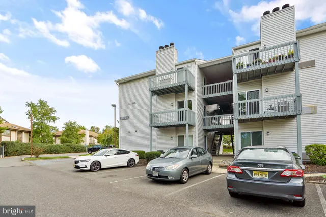 a car parked in front of a building