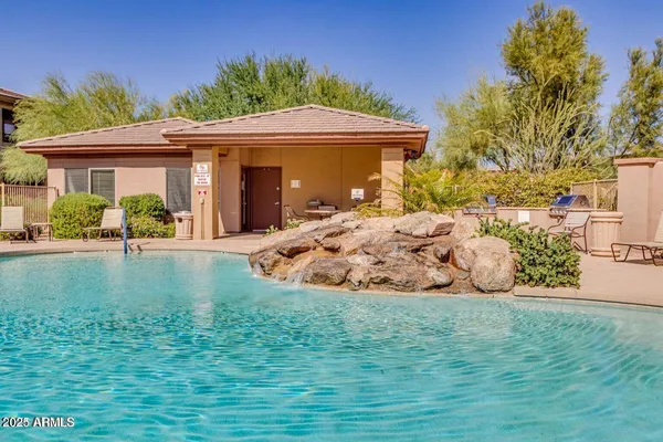 a view of a house with a patio