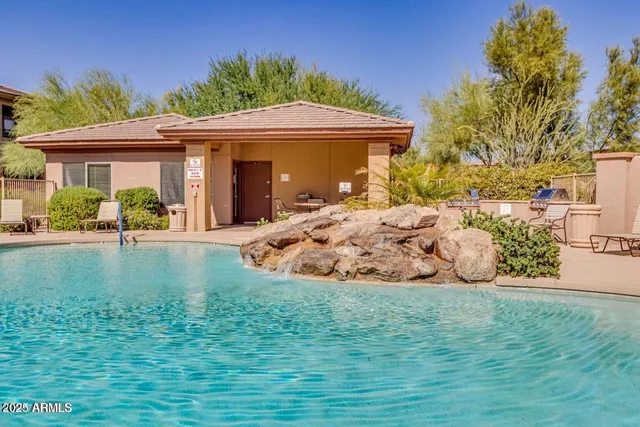 a view of a house with a patio