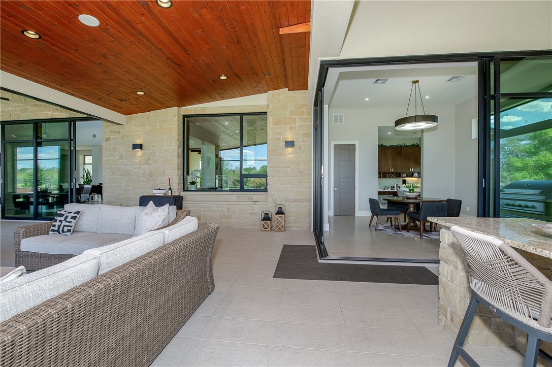 3320 Sycamore Trail Bryan, TX 77807 - Photo 35 of 48 View of patio with an outdoor living space, visible vents, and grilling area