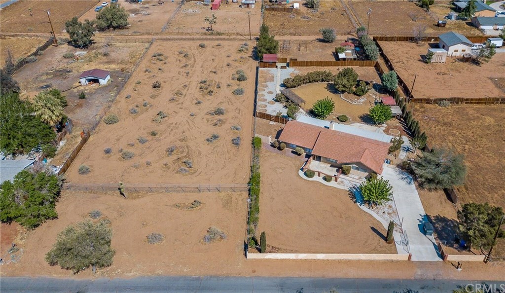 0 Lakota Road Apple Valley, CA 92307 - Photo 5 of 6 an aerial view of a house with a yard