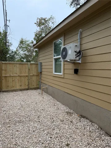 a backyard of a house