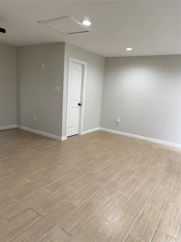a view of an empty room