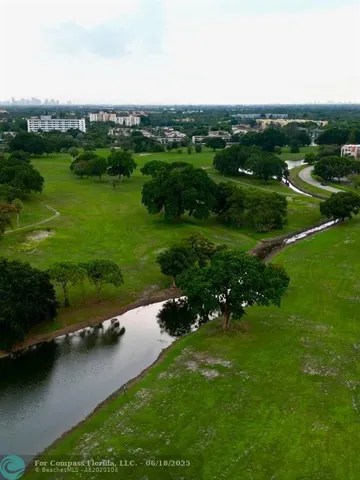 a view of a city street view and lake