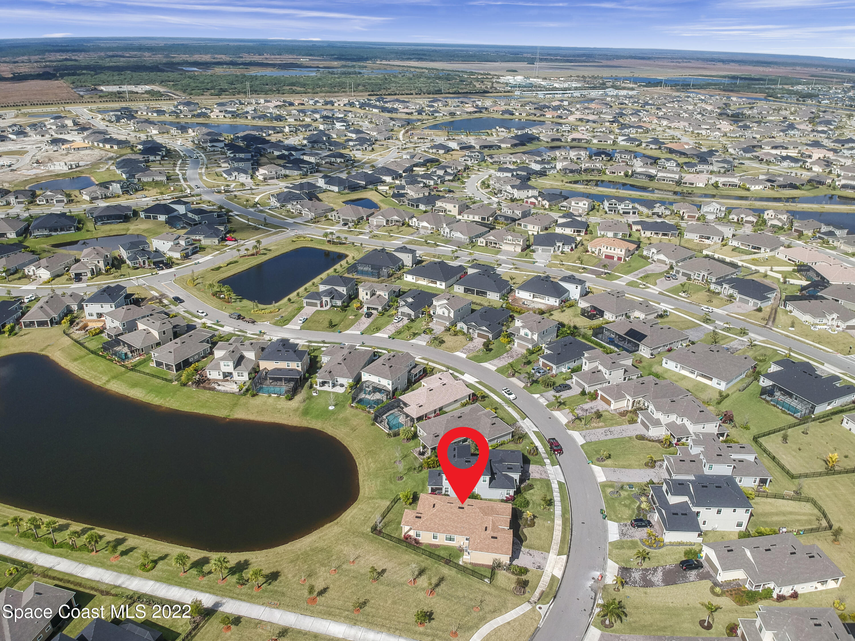 3045 Hummingbird Way Melbourne, FL 32940 - Photo 30 of 33 Aerial of community