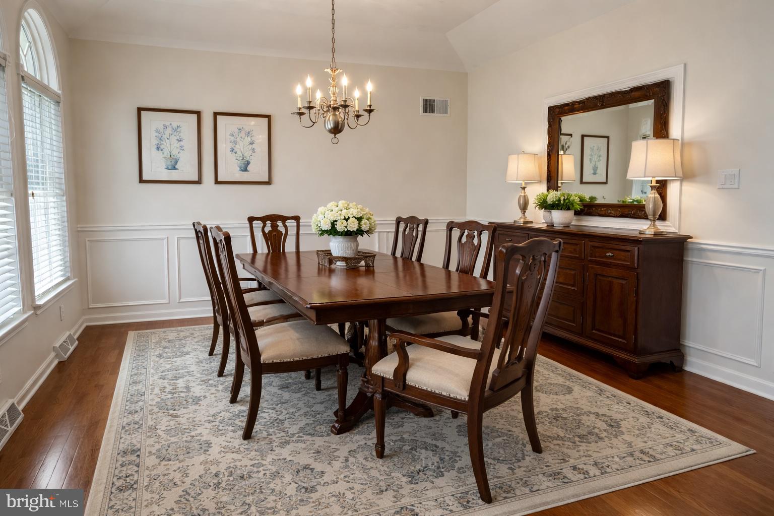 6337 Medina Ridge Drive Fayetteville, PA 17222 - Photo 18 of 50 a view of a dining room with furniture and wooden floor