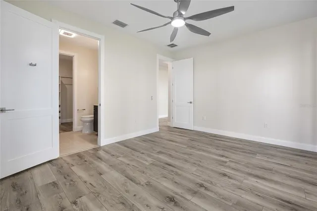 wooden floor in an empty room