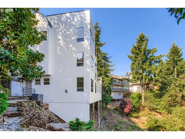 a view of a outdoor space with trees