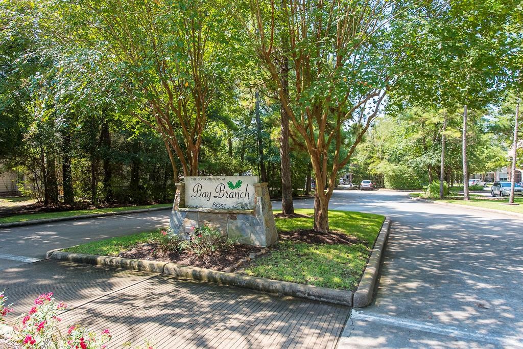 8051 Bay Branch Drive, Unit 312 The Woodlands, TX 77382 - Photo 22 of 22 a garden view