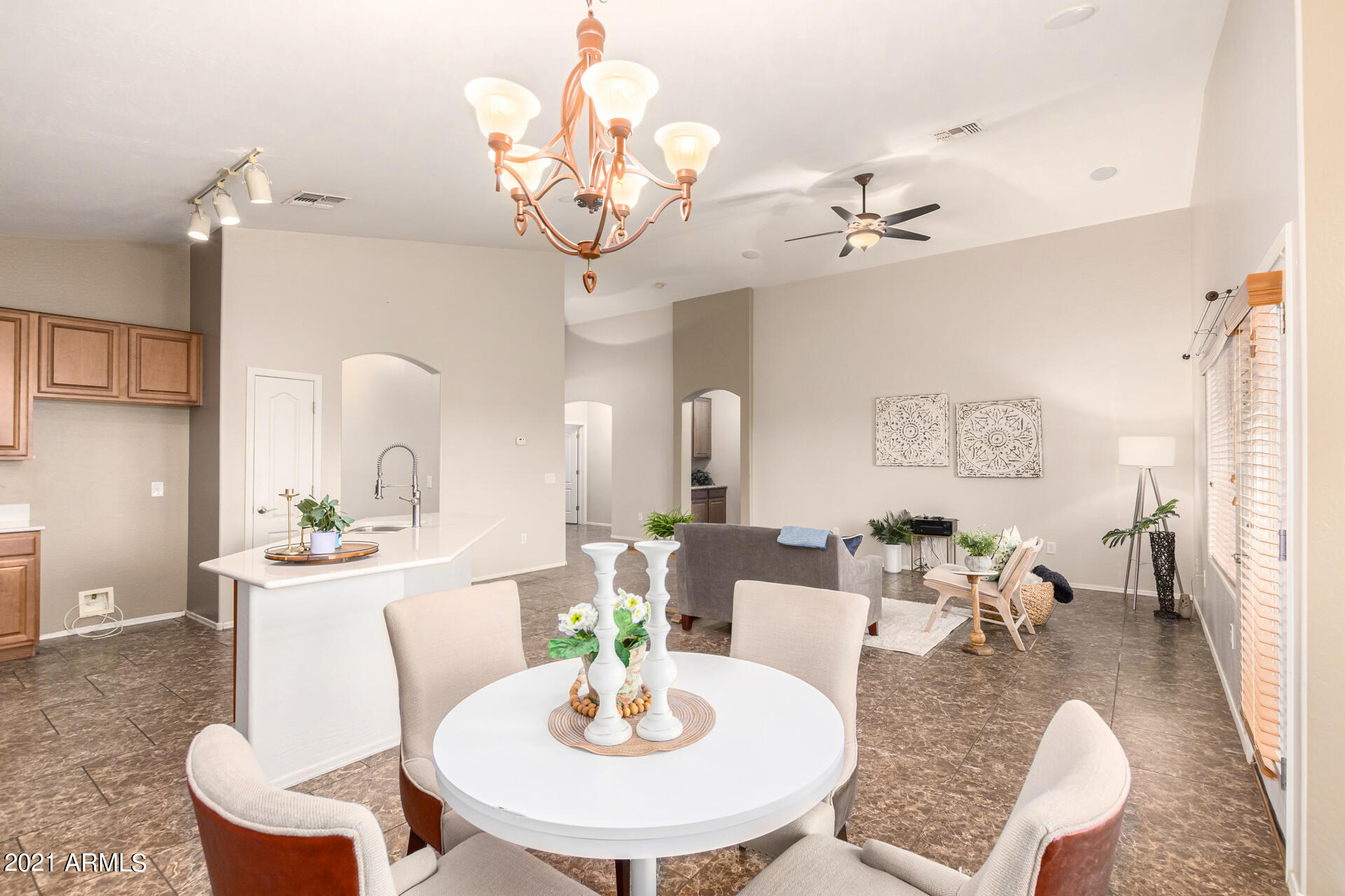 10070 East Hay Loft Road Florence, AZ 85132 - Photo 12 of 29 Dining with View of Great Room