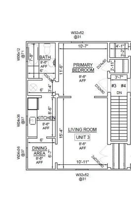 a picture of a bench in a building