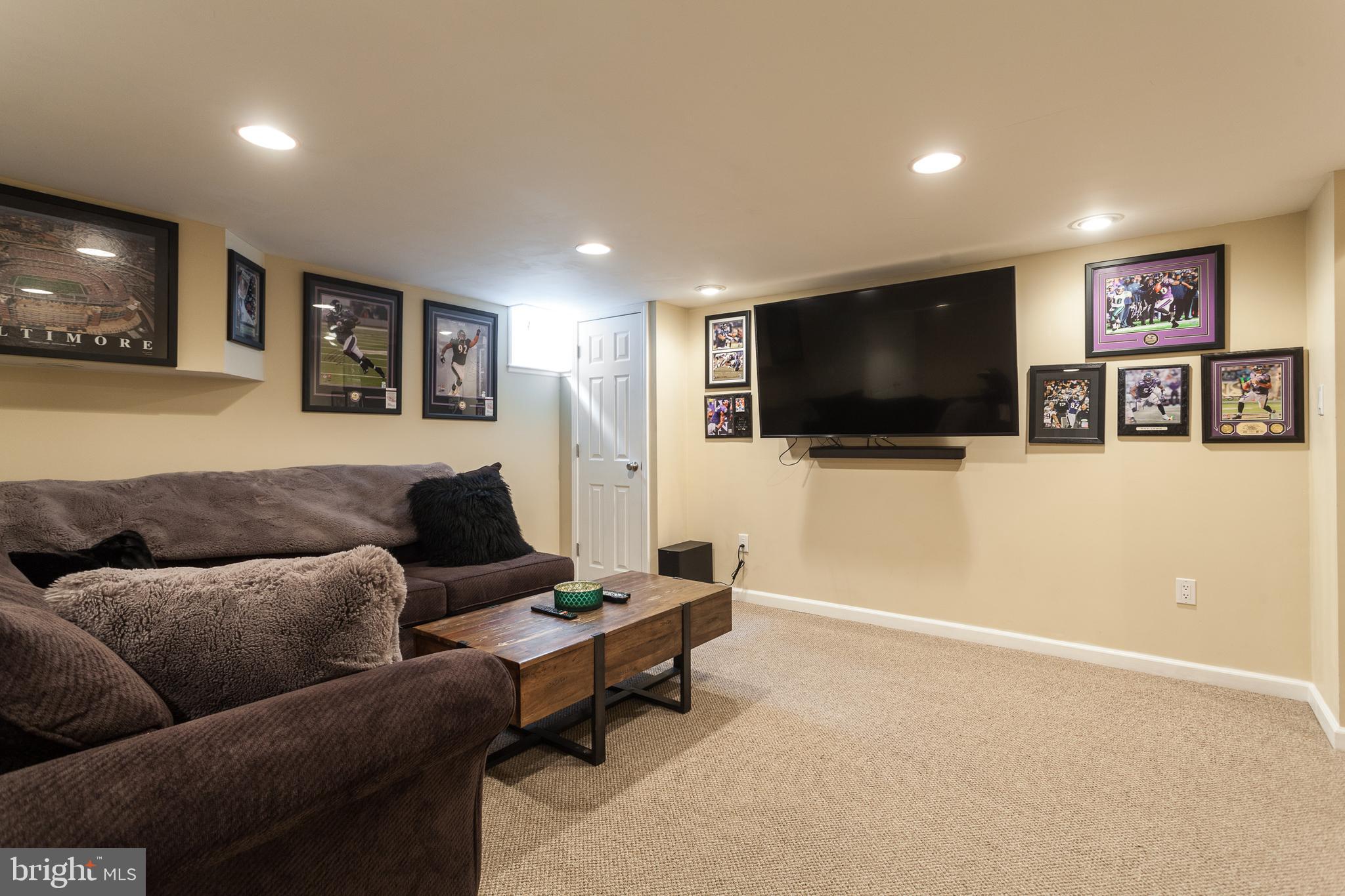 1637 Hardwick Road Towson, MD 21286 - Photo 21 of 25 Finished Game Room w/ wall to wall carpeting