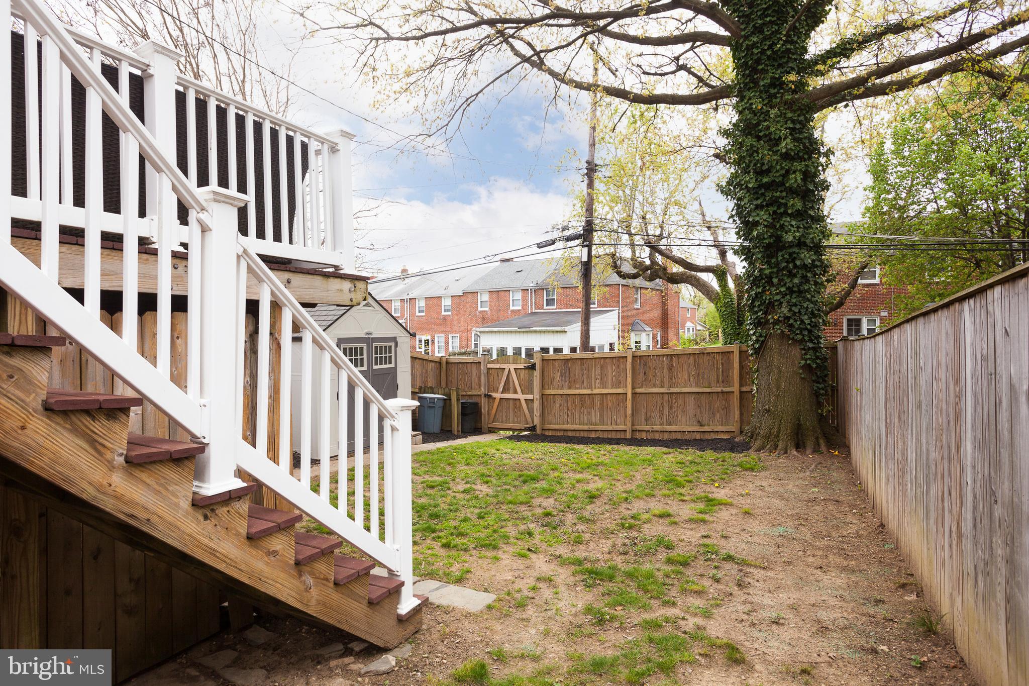 1637 Hardwick Road Towson, MD 21286 - Photo 23 of 25 Quaint backyard with privacy fence