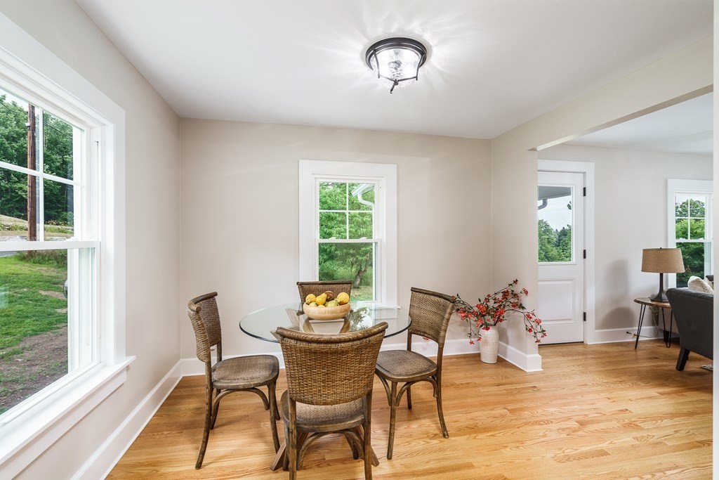 69 High Street Southampton, MA 01073 - Photo 21 of 42 a view of a dining room with furniture window and outside view