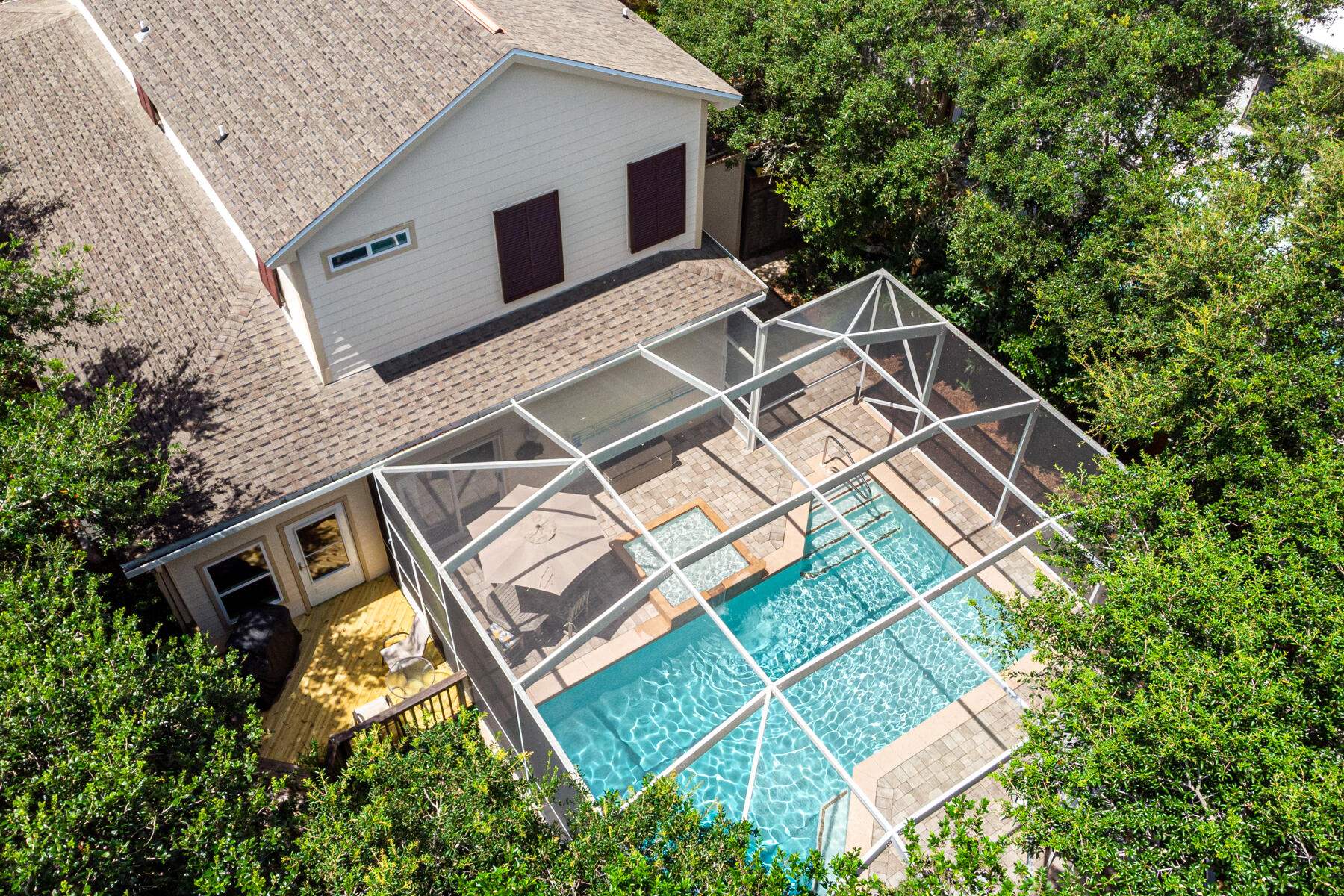 244 Baird Road Santa Rosa Beach, FL 32459 - Photo 2 of 63 a aerial view of a house with a yard