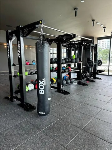 a spacious bathroom with a tub and shower