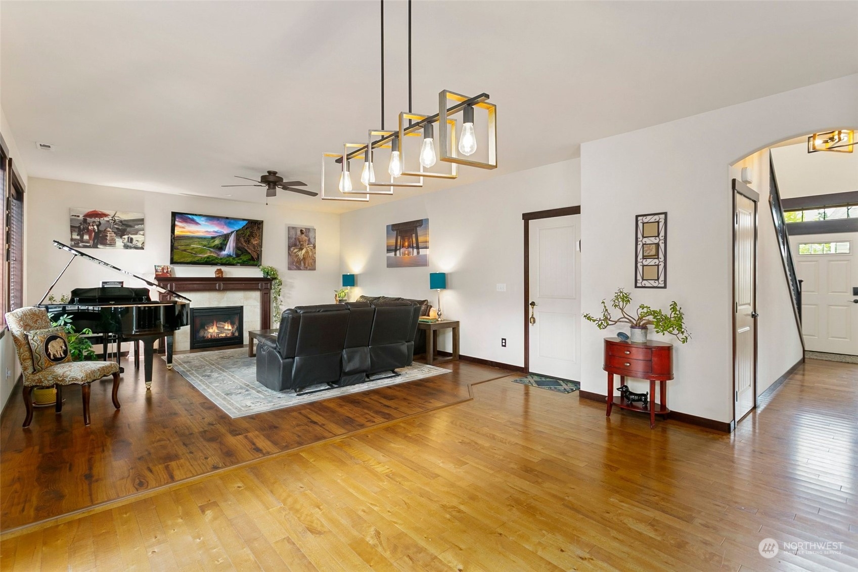 408 171st Street Southeast Bothell, WA 98012 - Photo 12 of 31 a living room with furniture and a flat screen tv
