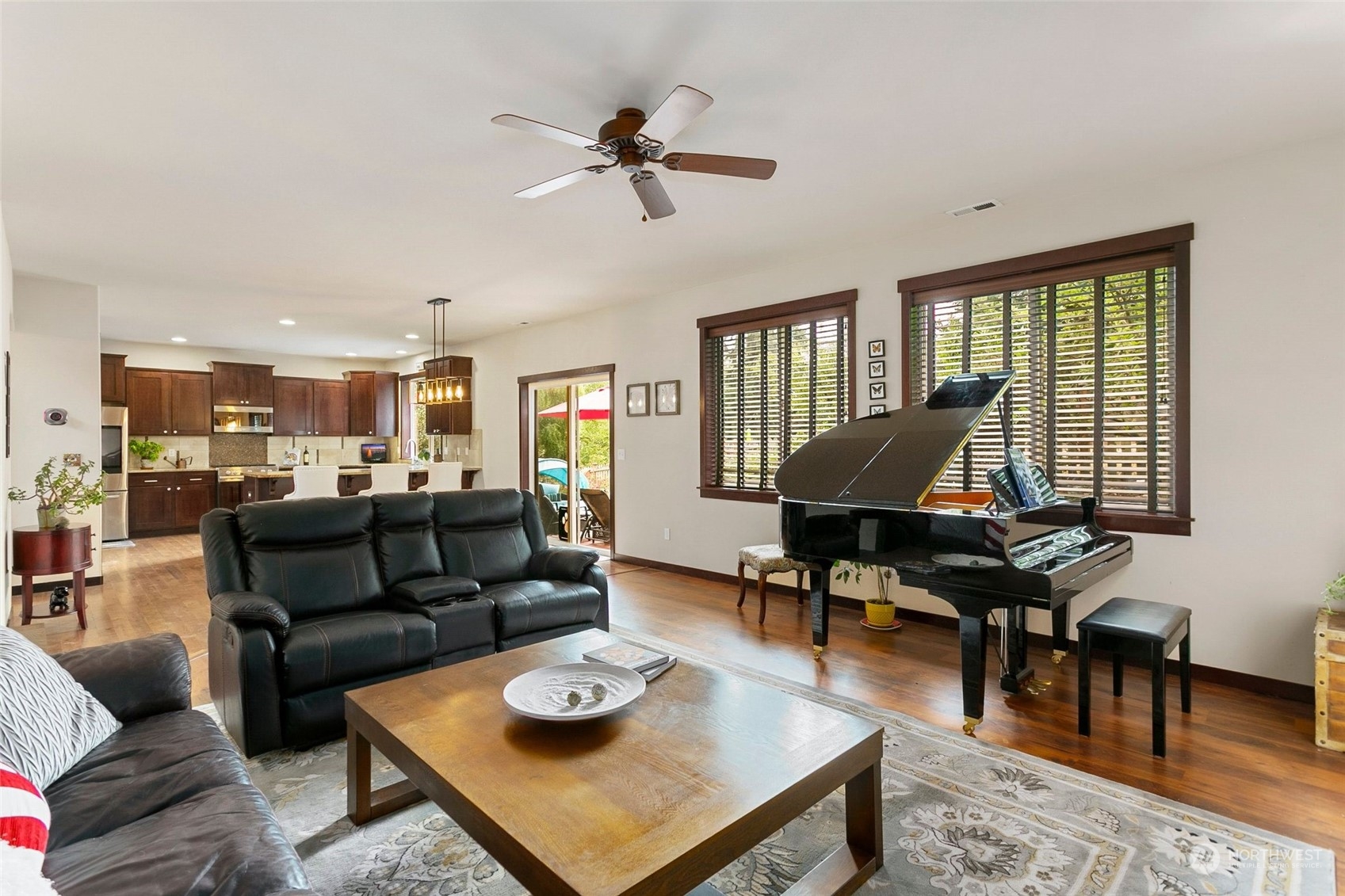 408 171st Street Southeast Bothell, WA 98012 - Photo 13 of 31 a living room with furniture and a wooden floor
