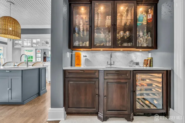 a kitchen with a stove and a sink