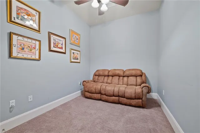 an empty room and closet