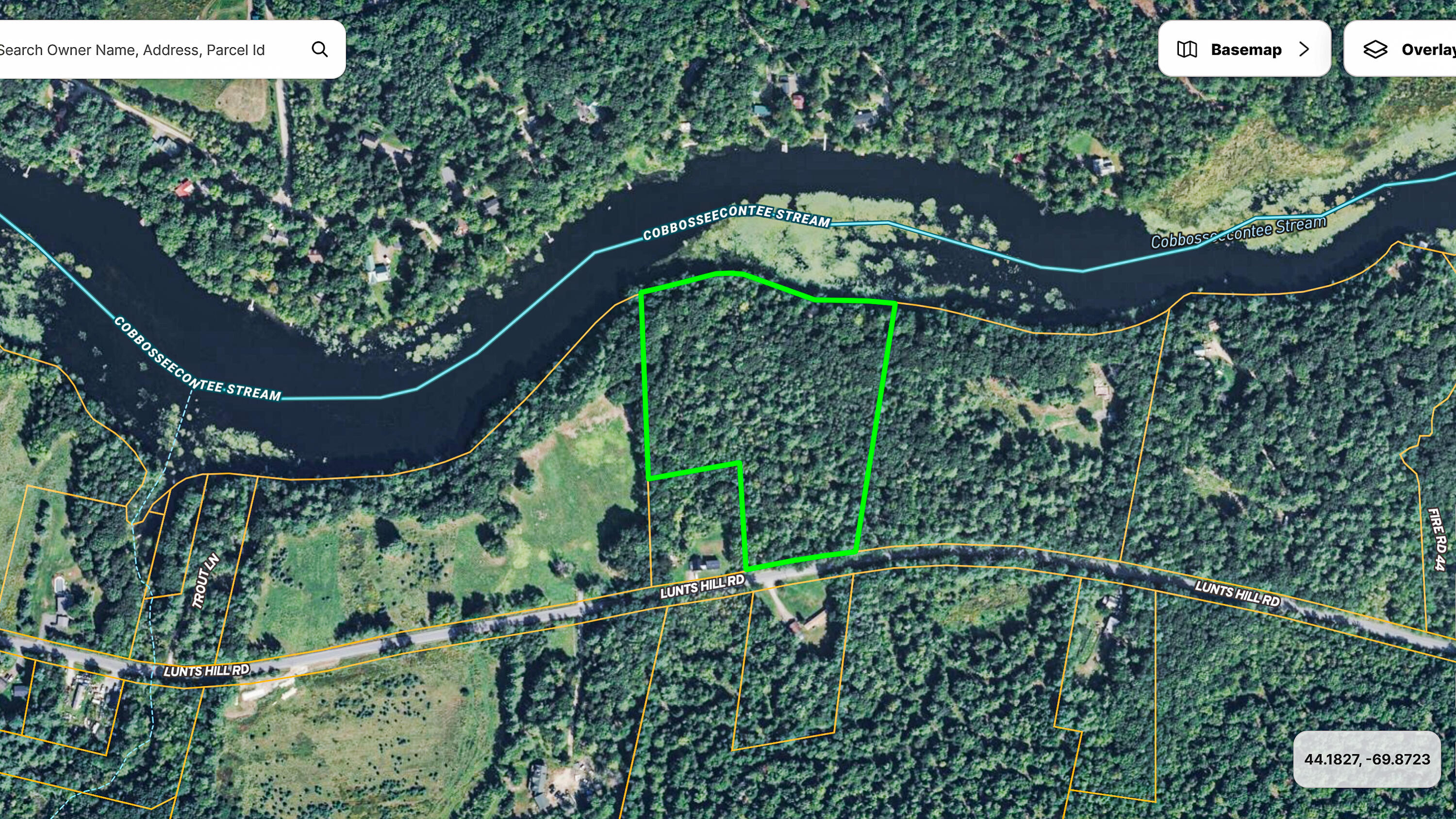Lot 28 Lunts Hill Road Litchfield, ME 04350 - Photo 26 of 26 110409-Satmap-outlined