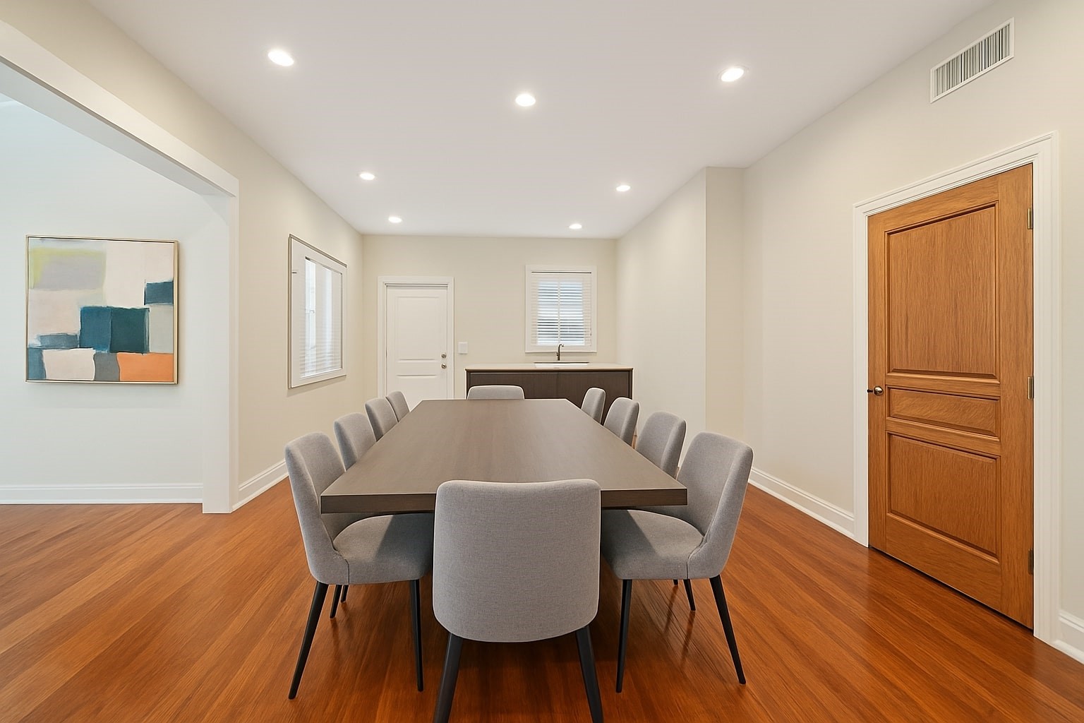 1220 West Gray Street Houston, TX 77019 - Photo 7 of 49 a view of a dining room with furniture wooden floor and a rug