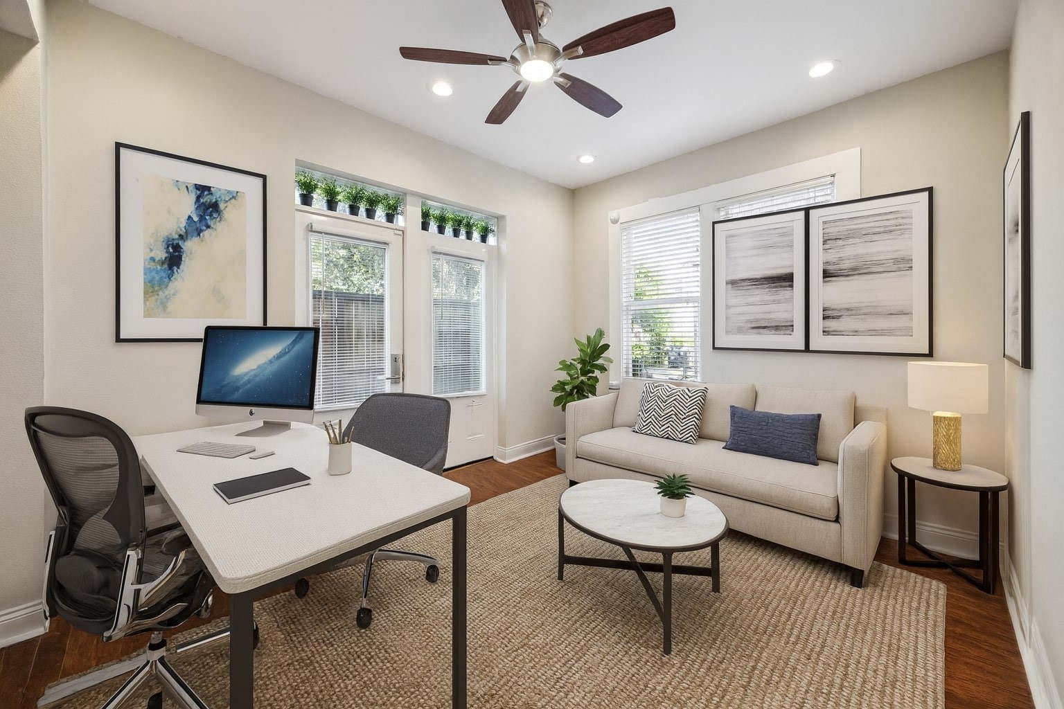 1220 West Gray Street Houston, TX 77019 - Photo 9 of 49 a living room with furniture a rug and a window