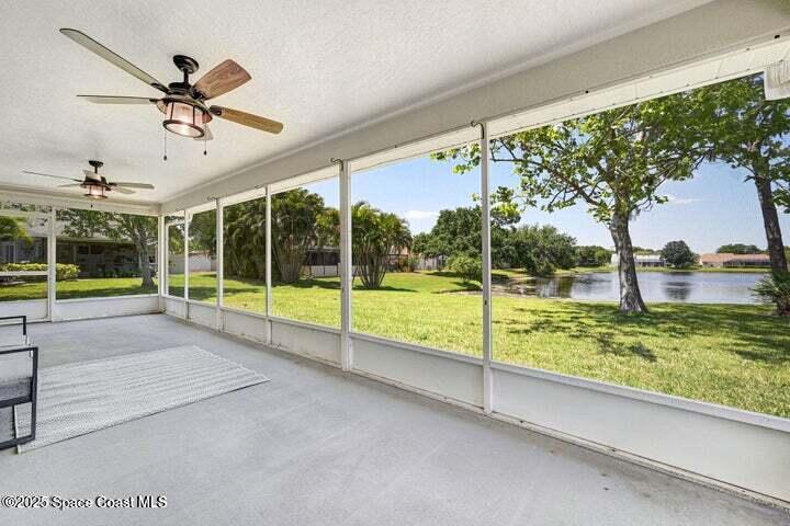 3360 Holly Springs Road Melbourne, FL 32934 - Photo 25 of 30 a view of a garden from deck