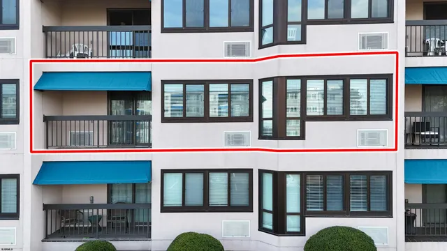 a view of city and ocean